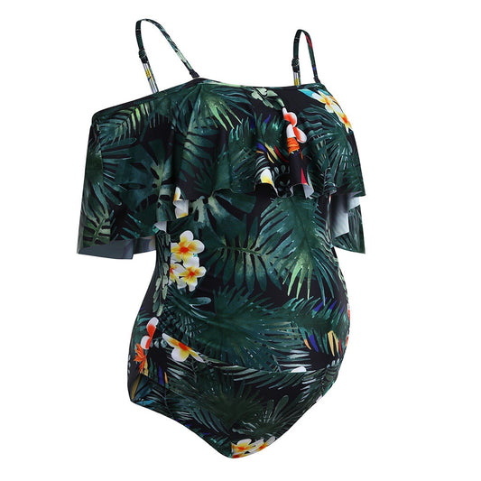 Maternity Ruffled Swimsuit
