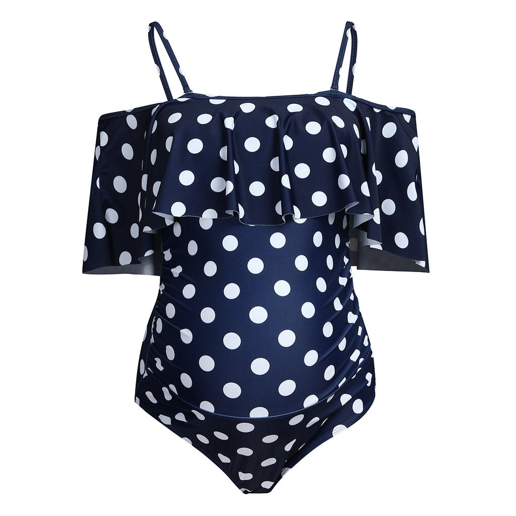 Maternity Ruffled Swimsuit